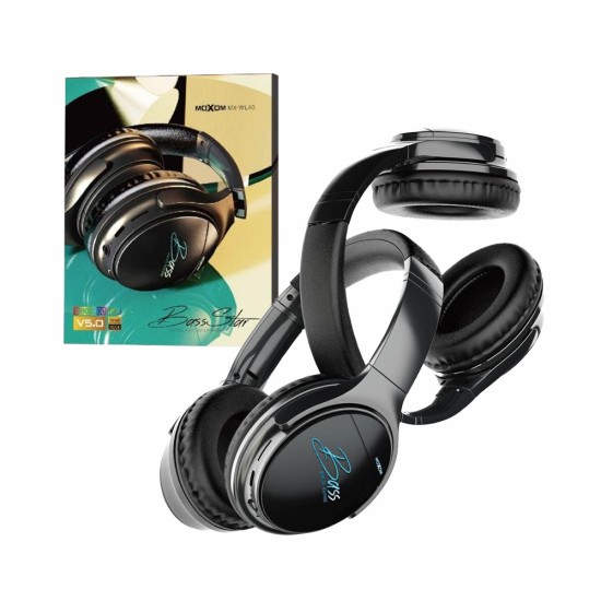 Auscultadores Sem Fio Moxom MX-WL40 Preto Auscultadores Sem Fio Moxom MX-WL40 Preto